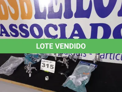 LOTE 315 - 08 – TORNEIRAS DIVERSAS (NO ESTADO, NÃO SABEMOS SE FUNCIONA. LEILÃO NÃO TEM GARANTIA E NEM DEVOLUÇÃO, SUJEITO A POSSÍVEIS AVARIAS VISÍVEIS/OCULTAS E/OU AUSÊNCIA DE COMPONENTES)