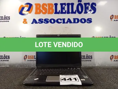 LOTE 441 - 01 NOTEBOOK MARCA AMAZON PC. (NO ESTADO) ATENÇÃO! FAZER A VISITAÇÃO ANTES DE ARREMATAR, NÃO SABEMOS SE FUNCIONA. LEILÃO NÃO TEM GARANTIA E NEM DEVOLUÇÃO, SUJEITO A POSSÍVEIS AVARIAS VISÍVEIS/OCULTAS E/OU AUSÊNCIA DE COMPONENTES.