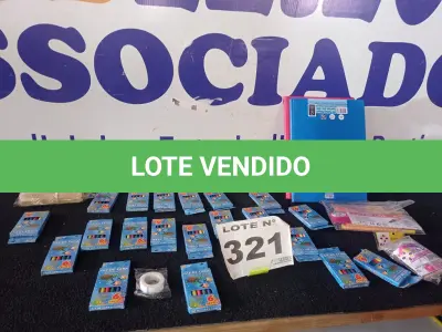 LOTE 321 - 30 - ITENS DE PAPELARIA DIVERSOS  (APROXIMADAMENTE)(NO ESTADO, NÃO SABEMOS SE FUNCIONA. LEILÃO NÃO TEM GARANTIA E NEM DEVOLUÇÃO, SUJEITO A POSSÍVEIS AVARIAS VISÍVEIS/OCULTAS E/OU AUSÊNCIA DE COMPONENTES)