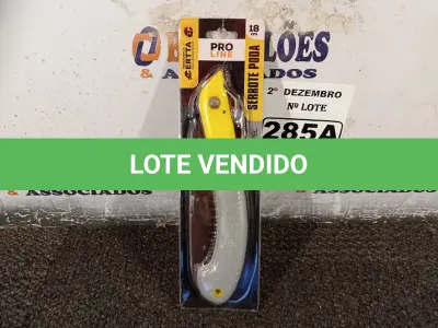 LOTE 285 - 01 SERROTE DE PODA. (NO ESTADO) ATENÇÃO! FAZER A VISITAÇÃO ANTES DE ARREMATAR, NÃO SABEMOS SE FUNCIONA. LEILÃO NÃO TEM GARANTIA E NEM DEVOLUÇÃO, SUJEITO A POSSÍVEIS AVARIAS VISÍVEIS/OCULTAS E/OU AUSÊNCIA DE COMPONENTES.