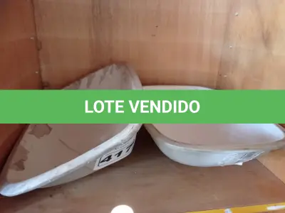LOTE 417 - 02 CUBAS PARA LAVATÓRIO MARCAS E MODELOS DIVERSOS. (NO ESTADO) ATENÇÃO! FAZER A VISITAÇÃO ANTES DE ARREMATAR, NÃO SABEMOS SE FUNCIONA. LEILÃO NÃO TEM GARANTIA E NEM DEVOLUÇÃO, SUJEITO A POSSÍVEIS AVARIAS VISÍVEIS/OCULTAS E/OU AUSÊNCIA DE COMPONENTES.
