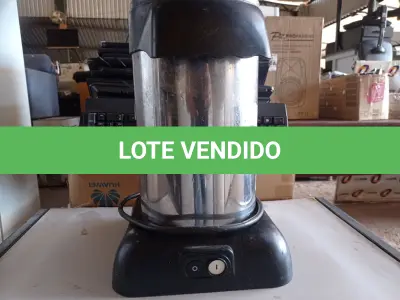 LOTE 489 - 01 LIQUIDIFICADOR INDUSTRIAL MARCA COLOMBO. (NO ESTADO) ATENÇÃO! FAZER A VISITAÇÃO ANTES DE ARREMATAR, NÃO SABEMOS SE FUNCIONA. LEILÃO NÃO TEM GARANTIA E NEM DEVOLUÇÃO, SUJEITO A POSSÍVEIS AVARIAS VISÍVEIS/OCULTAS E/OU AUSÊNCIA DE COMPONENTES.