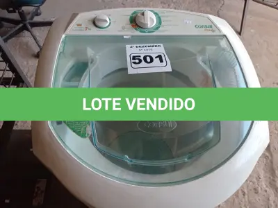 LOTE 501 - 01 LAVADORA AUTOMÁTICA 7KG 220V. (NO ESTADO) ATENÇÃO! FAZER A VISITAÇÃO ANTES DE ARREMATAR, NÃO SABEMOS SE FUNCIONA. LEILÃO NÃO TEM GARANTIA E NEM DEVOLUÇÃO, SUJEITO A POSSÍVEIS AVARIAS VISÍVEIS/OCULTAS E/OU AUSÊNCIA DE COMPONENTES.