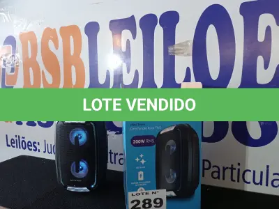 LOTE 289 - 01 - CAIXA DE SOM MINI TORRE PARTY TWS BLUETOOTH MULTILASER (NO ESTADO, NÃO SABEMOS SE FUNCIONA. LEILÃO NÃO TEM GARANTIA E NEM DEVOLUÇÃO, SUJEITO A POSSÍVEIS AVARIAS VISÍVEIS/OCULTAS E/OU AUSÊNCIA DE COMPONENTES)