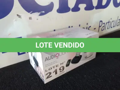LOTE 219 - 01 - SISTEMA DE SOM E ILUMINAÇÃO SEM FIO (NO ESTADO, NÃO SABEMOS SE FUNCIONA. LEILÃO NÃO TEM GARANTIA E NEM DEVOLUÇÃO, SUJEITO A POSSÍVEIS AVARIAS VISÍVEIS/OCULTAS E/OU AUSÊNCIA DE COMPONENTES)