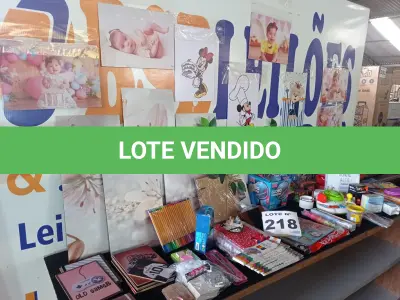 LOTE 218 - 85 –ITENS DE PAPELARIA  (APROXIMADAMENTE)(NO ESTADO, NÃO SABEMOS SE FUNCIONA. LEILÃO NÃO TEM GARANTIA E NEM DEVOLUÇÃO, SUJEITO A POSSÍVEIS AVARIAS VISÍVEIS/OCULTAS E/OU AUSÊNCIA DE COMPONENTES)