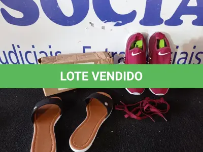 LOTE 297 - 02 – PARES DE CALÇADOS FEMININOS Nº 37 (NO ESTADO, NÃO SABEMOS SE FUNCIONA. LEILÃO NÃO TEM GARANTIA E NEM DEVOLUÇÃO, SUJEITO A POSSÍVEIS AVARIAS VISÍVEIS/OCULTAS E/OU AUSÊNCIA DE COMPONENTES)