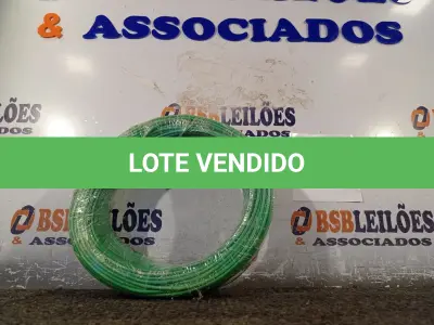 LOTE 190 - 01 ROLO DE CABO FLEXÍVEL 100M 1X2,5MM NA COR VERDE (NOVO). (NO ESTADO) ATENÇÃO! FAZER A VISITAÇÃO ANTES DE ARREMATAR, NÃO SABEMOS SE FUNCIONA. LEILÃO NÃO TEM GARANTIA E NEM DEVOLUÇÃO, SUJEITO A POSSÍVEIS AVARIAS VISÍVEIS/OCULTAS E/OU AUSÊNCIA DE COMPONENTES.