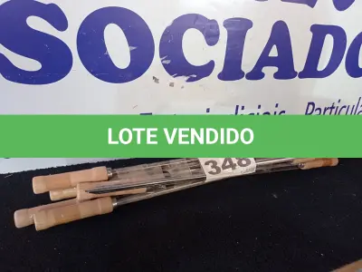 LOTE 348 - 12 - ESPETOS PARA CHURRASCO (NO ESTADO, NÃO SABEMOS SE FUNCIONA. LEILÃO NÃO TEM GARANTIA E NEM DEVOLUÇÃO, SUJEITO A POSSÍVEIS AVARIAS VISÍVEIS/OCULTAS E/OU AUSÊNCIA DE COMPONENTES)