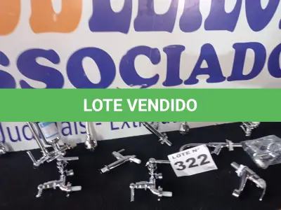 LOTE 322 - 09 – TORNEIRAS DIVERSAS (NO ESTADO, NÃO SABEMOS SE FUNCIONA. LEILÃO NÃO TEM GARANTIA E NEM DEVOLUÇÃO, SUJEITO A POSSÍVEIS AVARIAS VISÍVEIS/OCULTAS E/OU AUSÊNCIA DE COMPONENTES)