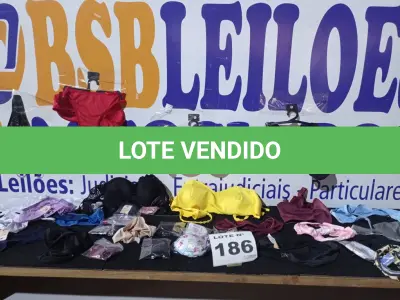 LOTE 186 - 80 – PEÇAS INTIMAS FEMININAS (APROXIMADAMENTE)(NO ESTADO, NÃO SABEMOS SE FUNCIONA. LEILÃO NÃO TEM GARANTIA E NEM DEVOLUÇÃO, SUJEITO A POSSÍVEIS AVARIAS VISÍVEIS/OCULTAS E/OU AUSÊNCIA DE COMPONENTES)