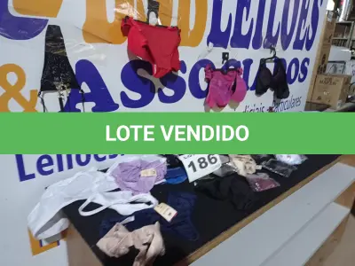 LOTE 186 - 80 – PEÇAS INTIMAS FEMININAS (APROXIMADAMENTE)(NO ESTADO, NÃO SABEMOS SE FUNCIONA. LEILÃO NÃO TEM GARANTIA E NEM DEVOLUÇÃO, SUJEITO A POSSÍVEIS AVARIAS VISÍVEIS/OCULTAS E/OU AUSÊNCIA DE COMPONENTES)