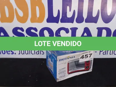 LOTE 457 - 01 - FORNO ELÉTRICO, BFE10V, 10L, VERMELHO BRITÂNIA (NO ESTADO, NÃO SABEMOS SE FUNCIONA. LEILÃO NÃO TEM GARANTIA E NEM DEVOLUÇÃO, SUJEITO A POSSÍVEIS AVARIAS VISÍVEIS/OCULTAS E/OU AUSÊNCIA DE COMPONENTES)