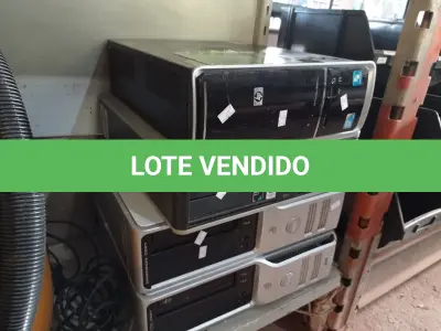 LOTE 055 - 04 CPU’S MARCAS E MODELOS DIVERSOS. (NO ESTADO) ATENÇÃO! FAZER A VISITAÇÃO ANTES DE ARREMATAR, NÃO SABEMOS SE FUNCIONA. LEILÃO NÃO TEM GARANTIA E NEM DEVOLUÇÃO, SUJEITO A POSSÍVEIS AVARIAS VISÍVEIS/OCULTAS E/OU AUSÊNCIA DE COMPONENTES.