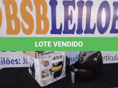 LOTE 458 - 01 - 01 - FRITADEIRA SEM ÓLEO AIR FRYER 3,5L, MONDIAL (NO ESTADO, NÃO SABEMOS SE FUNCIONA. LEILÃO NÃO TEM GARANTIA E NEM DEVOLUÇÃO, SUJEITO A POSSÍVEIS AVARIAS VISÍVEIS/OCULTAS E/OU AUSÊNCIA DE COMPONENTES)
