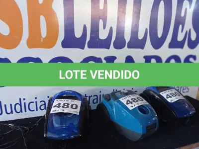 LOTE 480 - 03 - ASPIRADORES DE PÓ DIVERSOS (NO ESTADO, NÃO SABEMOS SE FUNCIONA. LEILÃO NÃO TEM GARANTIA E NEM DEVOLUÇÃO, SUJEITO A POSSÍVEIS AVARIAS VISÍVEIS/OCULTAS E/OU AUSÊNCIA DE COMPONENTES)