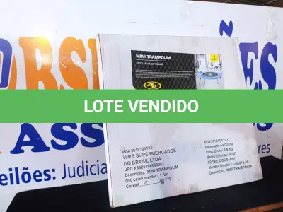 LOTE 402 - 01 - TRAMPOLIM/MINI CAMA ELÁSTICA (NO ESTADO, NÃO SABEMOS SE FUNCIONA. LEILÃO NÃO TEM GARANTIA E NEM DEVOLUÇÃO, SUJEITO A POSSÍVEIS AVARIAS VISÍVEIS/OCULTAS E/OU AUSÊNCIA DE COMPONENTES)