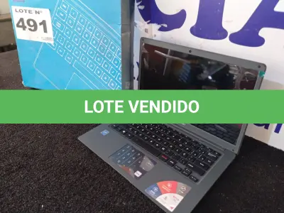 LOTE 491 - 01 - NOTEBOOK MULTILASER PC134 LEGACY BOOK, ATOM Z8350 (NO ESTADO, NÃO SABEMOS SE FUNCIONA. LEILÃO NÃO TEM GARANTIA E NEM DEVOLUÇÃO, SUJEITO A POSSÍVEIS AVARIAS VISÍVEIS/OCULTAS E/OU AUSÊNCIA DE COMPONENTES)