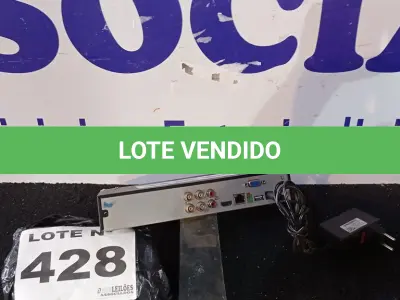 LOTE 428 - 01 - DVR 04 CANAIS INTELBRAS (NO ESTADO, NÃO SABEMOS SE FUNCIONA. LEILÃO NÃO TEM GARANTIA E NEM DEVOLUÇÃO, SUJEITO A POSSÍVEIS AVARIAS VISÍVEIS/OCULTAS E/OU AUSÊNCIA DE COMPONENTES)