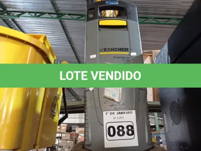 LOTE 088 - 01 ASPIRADOR DE PÓ KARCHER PROFISSIONAL CV 38/2. (NO ESTADO) ATENÇÃO! FAZER A VISITAÇÃO ANTES DE ARREMATAR, NÃO SABEMOS SE FUNCIONA. LEILÃO NÃO TEM GARANTIA E NEM DEVOLUÇÃO, SUJEITO A POSSÍVEIS AVARIAS VISÍVEIS/OCULTAS E/OU AUSÊNCIA DE COMPONENTES.