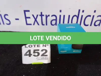LOTE 452 - 01 - ALEXA AMAZON ECHO DOT 3 (NO ESTADO, NÃO SABEMOS SE FUNCIONA. LEILÃO NÃO TEM GARANTIA E NEM DEVOLUÇÃO, SUJEITO A POSSÍVEIS AVARIAS VISÍVEIS/OCULTAS E/OU AUSÊNCIA DE COMPONENTES)