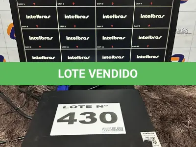 LOTE 430 - 01 - DVR 16 CANAIS INTELBRAS (NO ESTADO, NÃO SABEMOS SE FUNCIONA. LEILÃO NÃO TEM GARANTIA E NEM DEVOLUÇÃO, SUJEITO A POSSÍVEIS AVARIAS VISÍVEIS/OCULTAS E/OU AUSÊNCIA DE COMPONENTES)