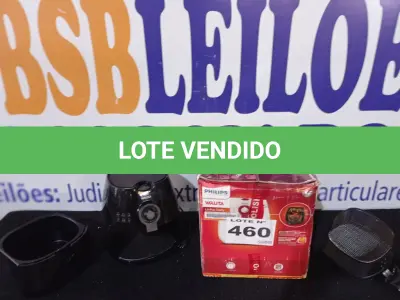 LOTE 460 - 01 - FRITADEIRA ELÉTRICA SEM ÓLEO/AIR FRYER WALITA - PHILIPS DAILY RI9217/72 BLACK EDITION PRETA (NO ESTADO, NÃO SABEMOS SE FUNCIONA. LEILÃO NÃO TEM GARANTIA E NEM DEVOLUÇÃO, SUJEITO A POSSÍVEIS AVARIAS VISÍVEIS/OCULTAS E/OU AUSÊNCIA DE COMPONENTES)