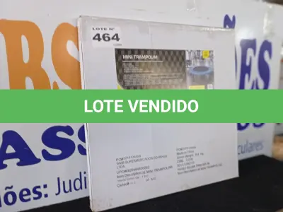 LOTE 464 - 01 - TRAMPOLIM/MINI CAMA ELÁSTICA (NO ESTADO, NÃO SABEMOS SE FUNCIONA. LEILÃO NÃO TEM GARANTIA E NEM DEVOLUÇÃO, SUJEITO A POSSÍVEIS AVARIAS VISÍVEIS/OCULTAS E/OU AUSÊNCIA DE COMPONENTES)