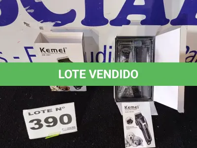LOTE 390 - 01 - MAQUINA DE TOSA SEM FIO PROFISSIONAL PARA PETS KEMEI KM-1991 (NO ESTADO, NÃO SABEMOS SE FUNCIONA. LEILÃO NÃO TEM GARANTIA E NEM DEVOLUÇÃO, SUJEITO A POSSÍVEIS AVARIAS VISÍVEIS/OCULTAS E/OU AUSÊNCIA DE COMPONENTES)