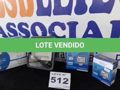 LOTE 512 - 03 – REFLETORES DIVERSOS (NO ESTADO, NÃO SABEMOS SE FUNCIONA. LEILÃO NÃO TEM GARANTIA E NEM DEVOLUÇÃO, SUJEITO A POSSÍVEIS AVARIAS VISÍVEIS/OCULTAS E/OU AUSÊNCIA DE COMPONENTES)