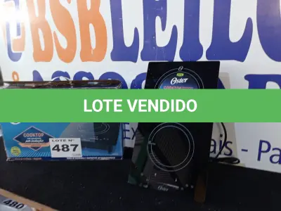 LOTE 487 - 01 - COOKTOP POR INDUÇÃO 2 BOCAS OSTER TOUCH SCREEN 2 EM 1 - 220VOLTS (NO ESTADO, NÃO SABEMOS SE FUNCIONA. LEILÃO NÃO TEM GARANTIA E NEM DEVOLUÇÃO, SUJEITO A POSSÍVEIS AVARIAS VISÍVEIS/OCULTAS E/OU AUSÊNCIA DE COMPONENTES)
