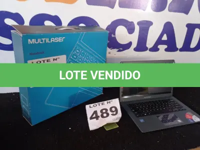 LOTE 489 - 01 - NOTEBOOK MULTILASER PC134 LEGACY BOOK, ATOM Z8350 (NO ESTADO, NÃO SABEMOS SE FUNCIONA. LEILÃO NÃO TEM GARANTIA E NEM DEVOLUÇÃO, SUJEITO A POSSÍVEIS AVARIAS VISÍVEIS/OCULTAS E/OU AUSÊNCIA DE COMPONENTES)