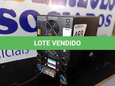 LOTE 469 - 01 - NOBREAK PRIME SENOIDAL 3000VA NHS (NO ESTADO, NÃO SABEMOS SE FUNCIONA. LEILÃO NÃO TEM GARANTIA E NEM DEVOLUÇÃO, SUJEITO A POSSÍVEIS AVARIAS VISÍVEIS/OCULTAS E/OU AUSÊNCIA DE COMPONENTES)