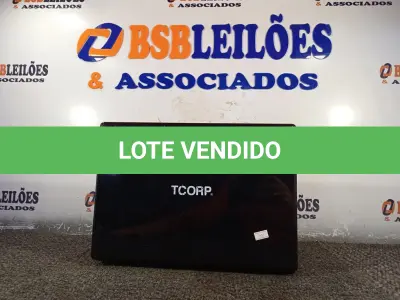 LOTE 029 - 01 NOTEBOOK MARCA TCORP. (NO ESTADO) ATENÇÃO! FAZER A VISITAÇÃO ANTES DE ARREMATAR, NÃO SABEMOS SE FUNCIONA. LEILÃO NÃO TEM GARANTIA E NEM DEVOLUÇÃO, SUJEITO A POSSÍVEIS AVARIAS VISÍVEIS/OCULTAS E/OU AUSÊNCIA DE COMPONENTES.