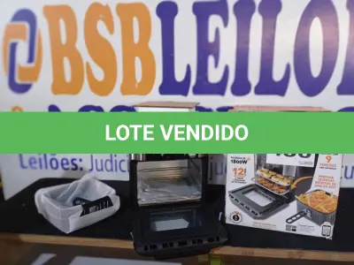 LOTE 456 - 01 - FRITADEIRA PHILCO AIR FRYER OVEN 12LITROS PFR2200P (NO ESTADO, NÃO SABEMOS SE FUNCIONA. LEILÃO NÃO TEM GARANTIA E NEM DEVOLUÇÃO, SUJEITO A POSSÍVEIS AVARIAS VISÍVEIS/OCULTAS E/OU AUSÊNCIA DE COMPONENTES)