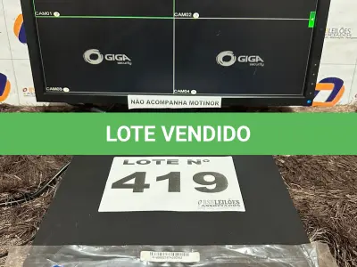 LOTE 419 - 01 - DVR HVR 04 CANAIS GIGA SECURITY 5MP SERIE ORION (NO ESTADO, NÃO SABEMOS SE FUNCIONA. LEILÃO NÃO TEM GARANTIA E NEM DEVOLUÇÃO, SUJEITO A POSSÍVEIS AVARIAS VISÍVEIS/OCULTAS E/OU AUSÊNCIA DE COMPONENTES)