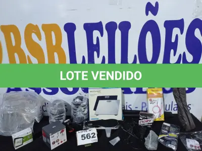 LOTE 562 - 100 – ITENS DIVERSOS (APROXIMADAMENTE)(NO ESTADO, NÃO SABEMOS SE FUNCIONA. LEILÃO NÃO TEM GARANTIA E NEM DEVOLUÇÃO, SUJEITO A POSSÍVEIS AVARIAS VISÍVEIS/OCULTAS E/OU AUSÊNCIA DE COMPONENTES)
