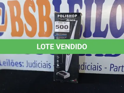 LOTE 500 - 01 - VAPORIZADOR E HIGIENIZADOR ARIETE STEAM AND SWEEPER POLISHOP (NO ESTADO, NÃO SABEMOS SE FUNCIONA. LEILÃO NÃO TEM GARANTIA E NEM DEVOLUÇÃO, SUJEITO A POSSÍVEIS AVARIAS VISÍVEIS/OCULTAS E/OU AUSÊNCIA DE COMPONENTES)