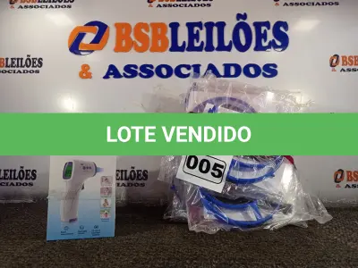 LOTE 005 - 10 MÁSCARAS DE PROTEÇÃO E 04 TERMÔMETROS INFRAVERMELHO. (NO ESTADO) ATENÇÃO! FAZER A VISITAÇÃO ANTES DE ARREMATAR, NÃO SABEMOS SE FUNCIONA. LEILÃO NÃO TEM GARANTIA E NEM DEVOLUÇÃO, SUJEITO A POSSÍVEIS AVARIAS VISÍVEIS/OCULTAS E/OU AUSÊNCIA DE COMPONENTES.