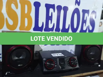 LOTE 570 - 01 - MINI SYSTEM BLUETOOTH PHILCO PHS1900BT EX BASS 1900W BIVOLT COR PRETO POTÊNCIA RMS 1900 W 110V/220V