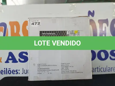 LOTE 472 - 01 - TRAMPOLIM/MINI CAMA ELÁSTICA (NO ESTADO, NÃO SABEMOS SE FUNCIONA. LEILÃO NÃO TEM GARANTIA E NEM DEVOLUÇÃO, SUJEITO A POSSÍVEIS AVARIAS VISÍVEIS/OCULTAS E/OU AUSÊNCIA DE COMPONENTES)