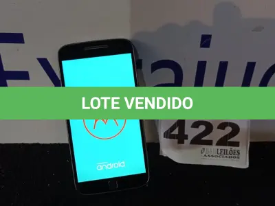 LOTE 422 - 01 - CELULAR MOTOROLA MOTO G4 PLUS (NO ESTADO, NÃO SABEMOS SE FUNCIONA. LEILÃO NÃO TEM GARANTIA E NEM DEVOLUÇÃO, SUJEITO A POSSÍVEIS AVARIAS VISÍVEIS/OCULTAS E/OU AUSÊNCIA DE COMPONENTES)