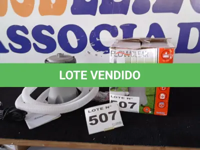 LOTE 507 - 01 - FILTRO PARA PISCINA220VOLTS BESTWAY (NO ESTADO, NÃO SABEMOS SE FUNCIONA. LEILÃO NÃO TEM GARANTIA E NEM DEVOLUÇÃO, SUJEITO A POSSÍVEIS AVARIAS VISÍVEIS/OCULTAS E/OU AUSÊNCIA DE COMPONENTES)