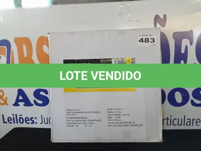 LOTE 483 - 01 - TRAMPOLIM/MINI CAMA ELÁSTICA (NO ESTADO, NÃO SABEMOS SE FUNCIONA. LEILÃO NÃO TEM GARANTIA E NEM DEVOLUÇÃO, SUJEITO A POSSÍVEIS AVARIAS VISÍVEIS/OCULTAS E/OU AUSÊNCIA DE COMPONENTES)