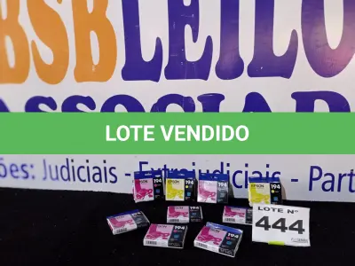 LOTE 444 - 09 – CARTUCHO DE TINTA EPSON (NO ESTADO, NÃO SABEMOS SE FUNCIONA. LEILÃO NÃO TEM GARANTIA E NEM DEVOLUÇÃO, SUJEITO A POSSÍVEIS AVARIAS VISÍVEIS/OCULTAS E/OU AUSÊNCIA DE COMPONENTES)