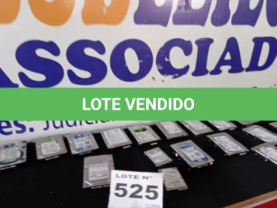 LOTE 525 - 22 – HDS DIVERSOS (APROXIMADAMENTE)(NO ESTADO, NÃO SABEMOS SE FUNCIONA. LEILÃO NÃO TEM GARANTIA E NEM DEVOLUÇÃO, SUJEITO A POSSÍVEIS AVARIAS VISÍVEIS/OCULTAS E/OU AUSÊNCIA DE COMPONENTES)