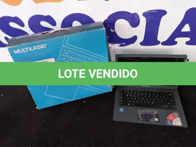 LOTE 491 - 01 - NOTEBOOK MULTILASER PC134 LEGACY BOOK, ATOM Z8350 (NO ESTADO, NÃO SABEMOS SE FUNCIONA. LEILÃO NÃO TEM GARANTIA E NEM DEVOLUÇÃO, SUJEITO A POSSÍVEIS AVARIAS VISÍVEIS/OCULTAS E/OU AUSÊNCIA DE COMPONENTES)