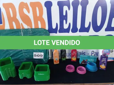 LOTE 509 - 32 – ITENS PET DIVERSOS (APROXIMADAMENTE)(NO ESTADO, NÃO SABEMOS SE FUNCIONA. LEILÃO NÃO TEM GARANTIA E NEM DEVOLUÇÃO, SUJEITO A POSSÍVEIS AVARIAS VISÍVEIS/OCULTAS E/OU AUSÊNCIA DE COMPONENTES)