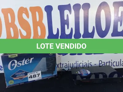 LOTE 487 - 01 - COOKTOP POR INDUÇÃO 2 BOCAS OSTER TOUCH SCREEN 2 EM 1 - 220VOLTS (NO ESTADO, NÃO SABEMOS SE FUNCIONA. LEILÃO NÃO TEM GARANTIA E NEM DEVOLUÇÃO, SUJEITO A POSSÍVEIS AVARIAS VISÍVEIS/OCULTAS E/OU AUSÊNCIA DE COMPONENTES)