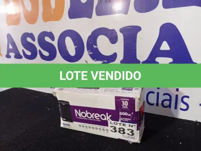 LOTE 383 - 01 - NOBREAK SMS 600VA STATION II (NO ESTADO, NÃO SABEMOS SE FUNCIONA. LEILÃO NÃO TEM GARANTIA E NEM DEVOLUÇÃO, SUJEITO A POSSÍVEIS AVARIAS VISÍVEIS/OCULTAS E/OU AUSÊNCIA DE COMPONENTES)